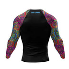 Aztec BJJ Rash Guard | Long Sleeve Compression Top For No-Gi Grappling