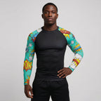 Ka - Pow BJJ rash guard | Long sleeve compression top - BJJ OUTLET