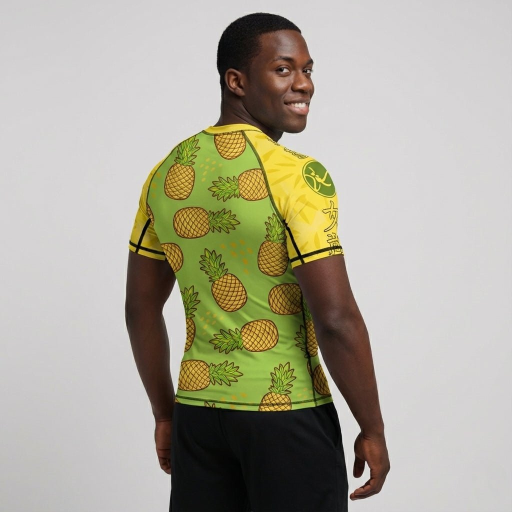 Pineapple BJJ rash guard | Short sleeve compression top - BJJ OUTLET