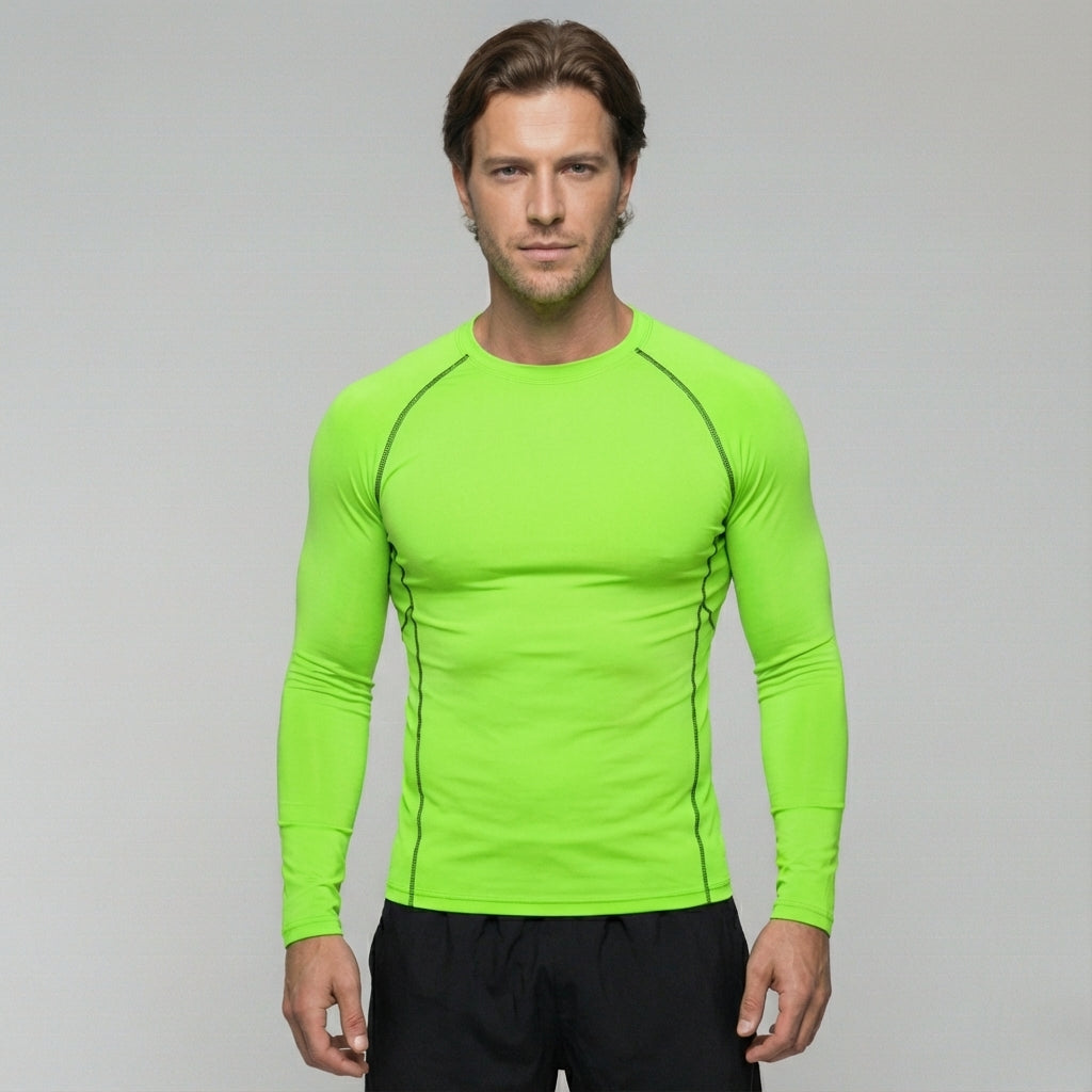 BJJ compression shirt men | Long sleeve training top