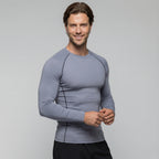 BJJ compression shirt men | Long sleeve training top