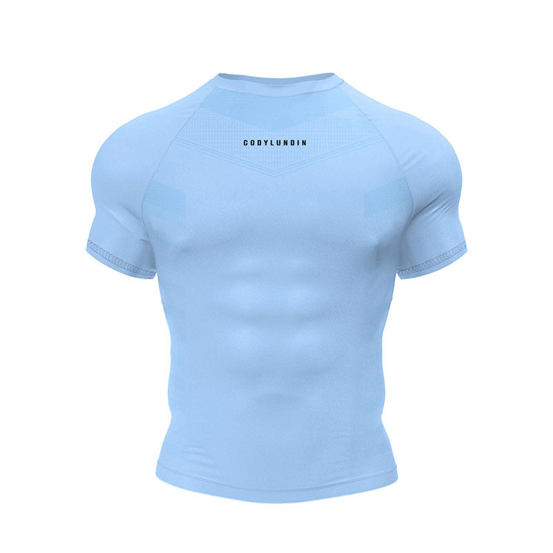 Performance BJJ Rash Guard | Short Sleeve Compression Top For No-Gi Grappling