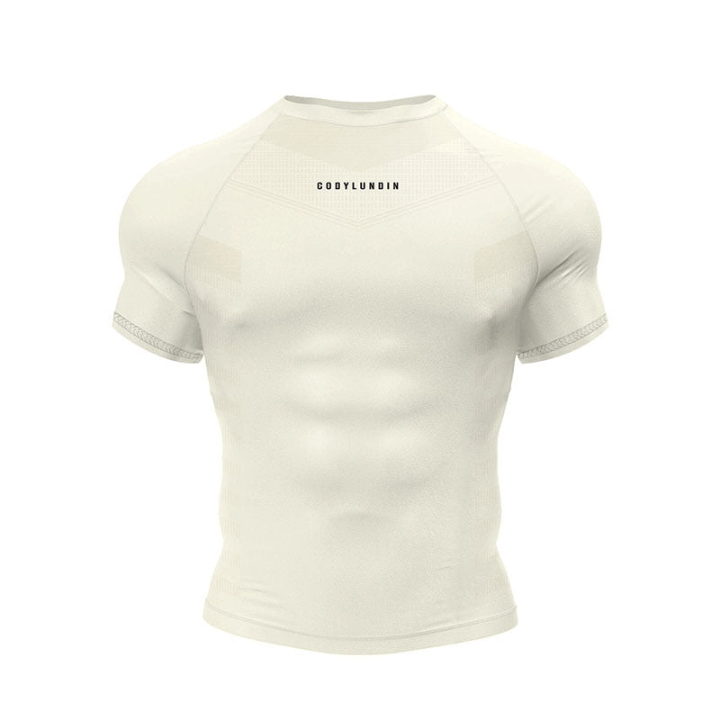 Performance BJJ Rash Guard | Short Sleeve Compression Top For No-Gi Grappling