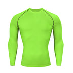 BJJ compression shirt men | Long sleeve training top