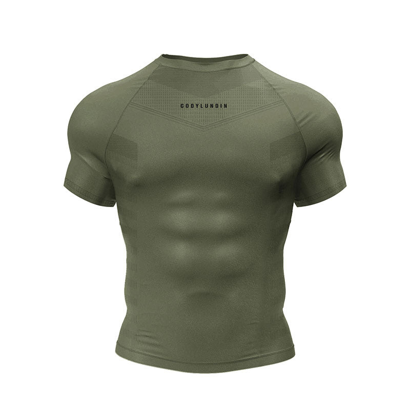 Performance BJJ Rash Guard | Short Sleeve Compression Top For No-Gi Grappling