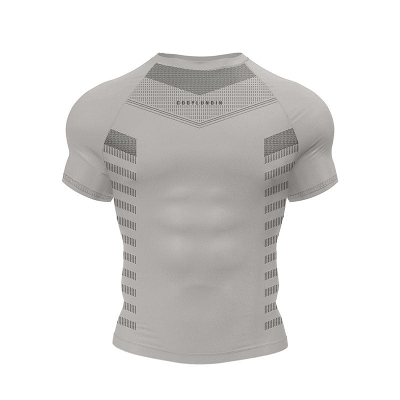 Performance BJJ Rash Guard | Short Sleeve Compression Top For No-Gi Grappling