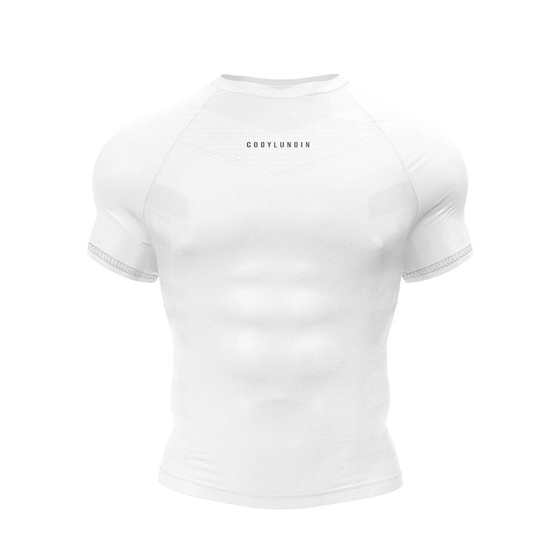 Performance BJJ Rash Guard | Short Sleeve Compression Top For No-Gi Grappling