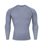 BJJ compression shirt men | Long sleeve training top