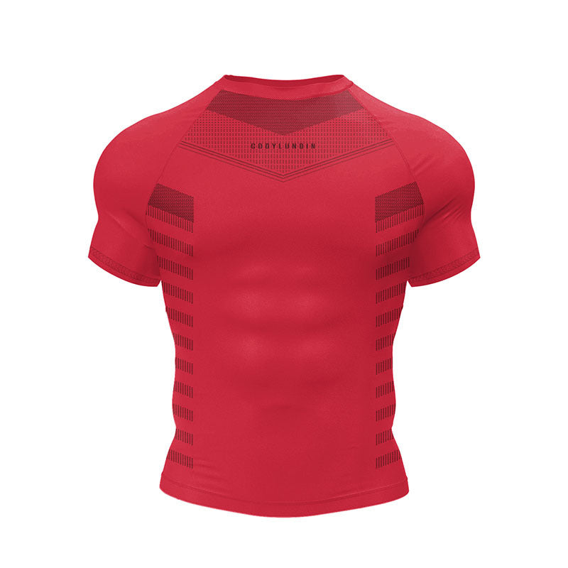 Performance BJJ Rash Guard | Short Sleeve Compression Top For No-Gi Grappling