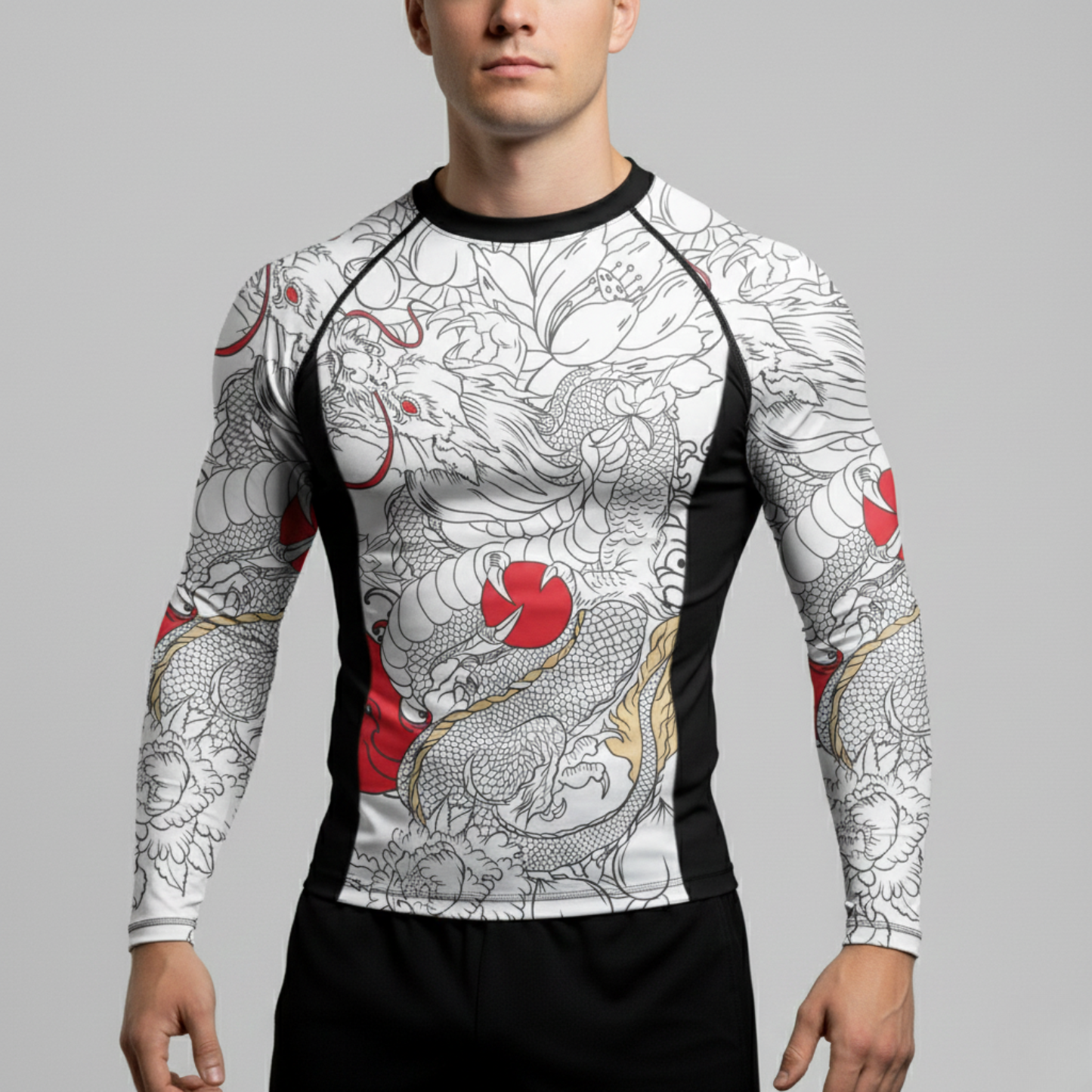 Irezumi BJJ rash guard | Long sleeve compression top