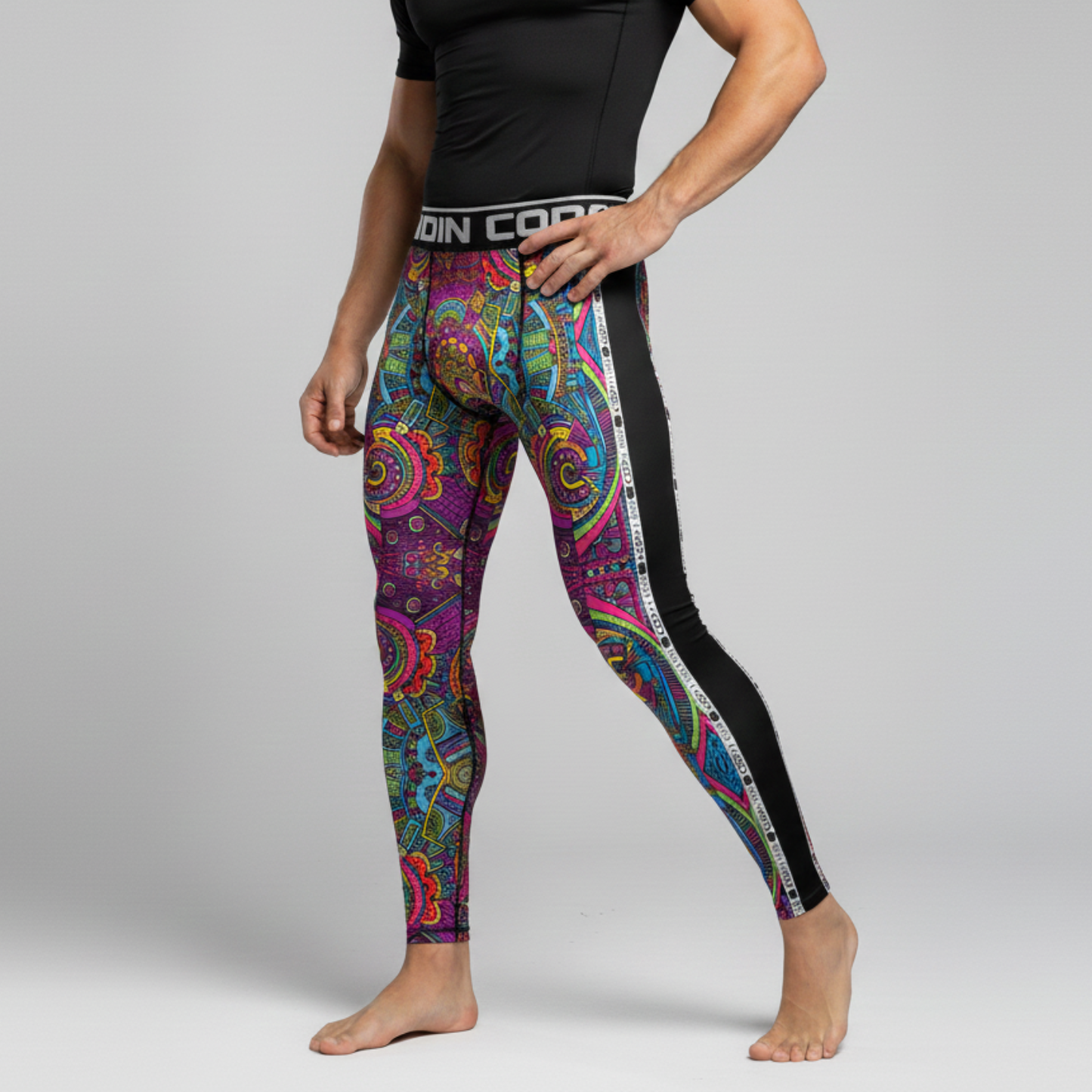 Aztec grappling spats | Compression tight for BJJ and MMA