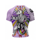 Pink Pony BJJ rash guard | Compression top for grappling - BJJ OUTLET