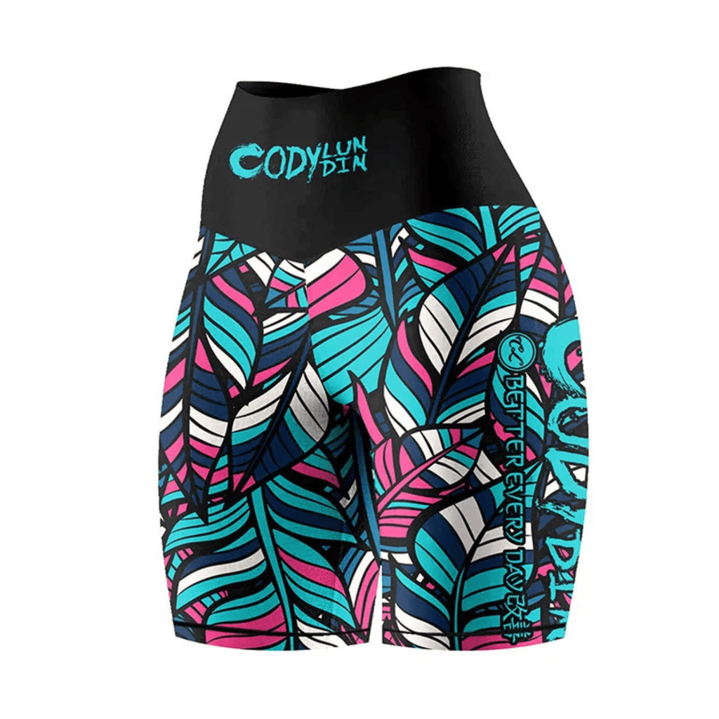 Floral Sleeves Women's BJJ Grappling Shorts | No - Gi Training Shorts - BJJ OUTLET