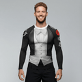 Tuxedo BJJ rash guard | Long sleeve compression top for grappling - BJJ OUTLET