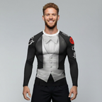 Tuxedo BJJ rash guard | Long sleeve compression top for grappling