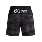Black Camo Grappling Shorts | No-Gi BJJ & MMA Training Shorts