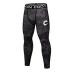 Black Camo BJJ Spats | Compression Tights For No-Gi Grappling