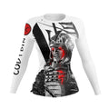 Samurai women's BJJ rash guard | Long sleeve compression top for grappling - BJJ OUTLET