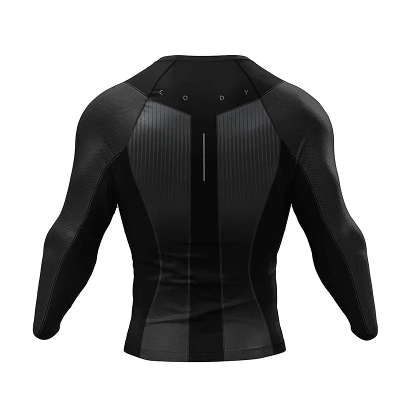 Obsidian Flow BJJ rash guard | Long sleeve compression top