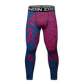 Pink & Blue grappling spats | Compression tights for no - gi, MMA & BJJ - BJJ OUTLET