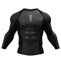 Obsidian Flow BJJ rash guard | Long sleeve compression top - BJJ OUTLET