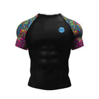 Aztec BJJ rash guard | Compression top for grappling and MMA