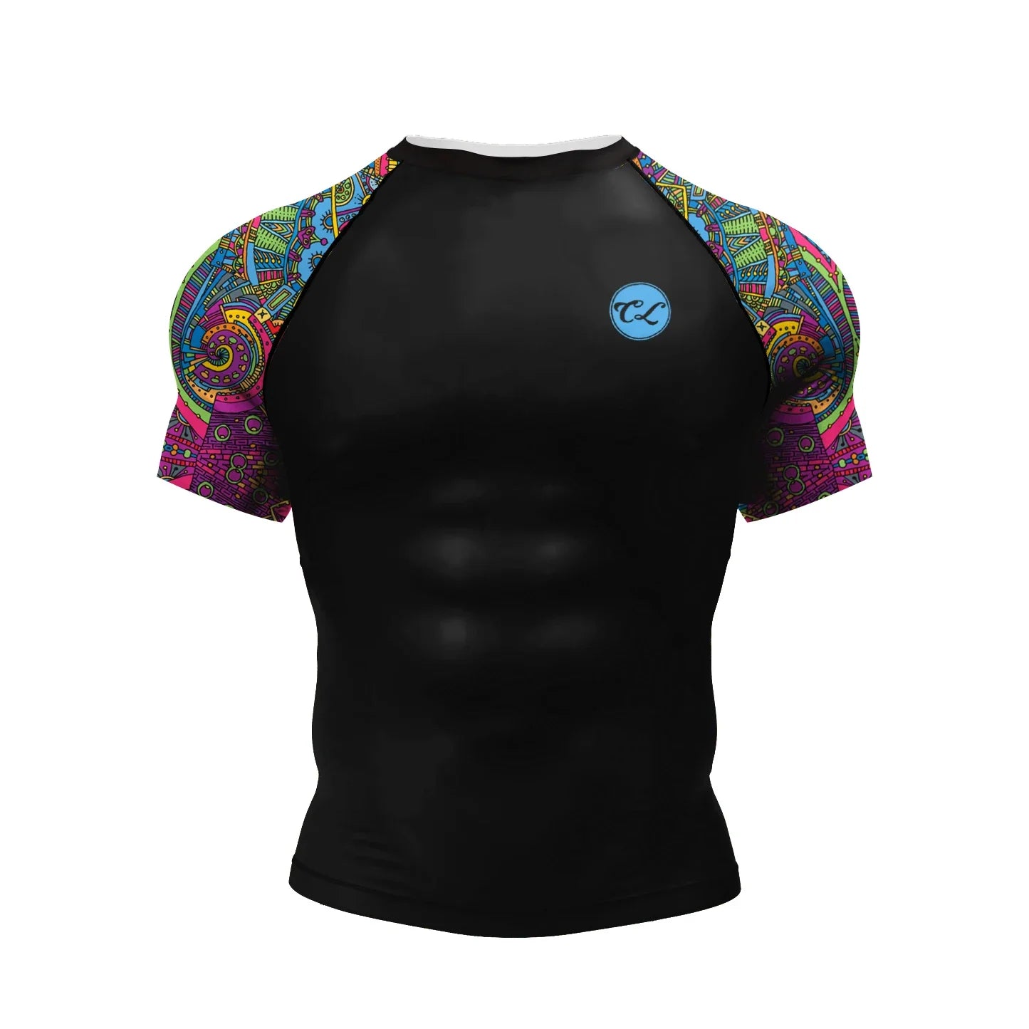 Aztec BJJ rash guard | Compression top for grappling and MMA