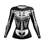 X - Ray women's BJJ rash guard | Long sleeve compression top for grappling - BJJ OUTLET