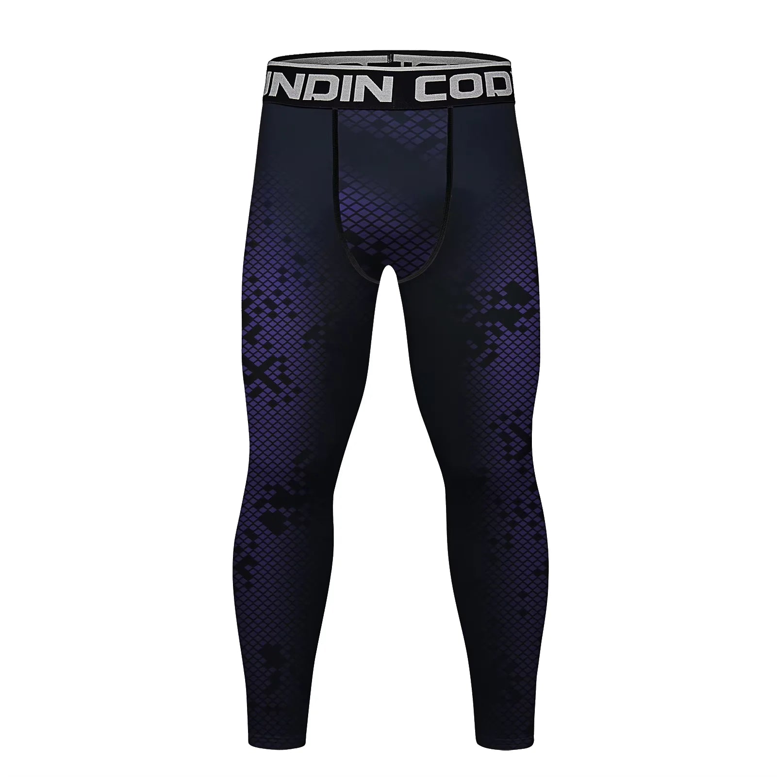Purple Hex grappling spats | Performance compression pants