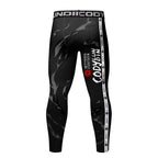BJJ Spats - Always Injured Club - Men's No - Gi Jiu Jitsu & MMA Compression Grappling Tights - BJJ OUTLET