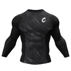 Black-Out BJJ rash guard | Long sleeve compression top for grappling