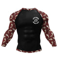 Red Koi BJJ rash guard | Premium compression top for MMA & grappling - BJJ OUTLET