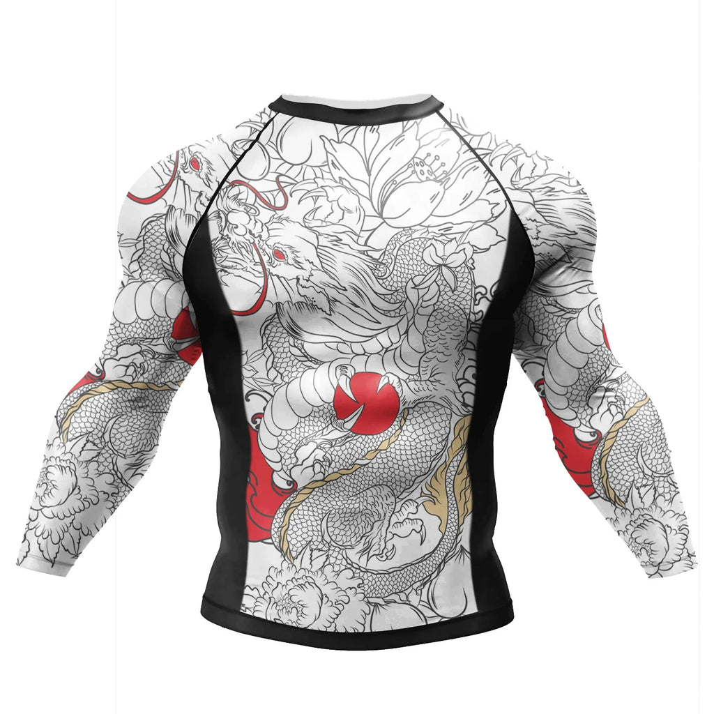 Irezumi BJJ rash guard | Long sleeve compression top
