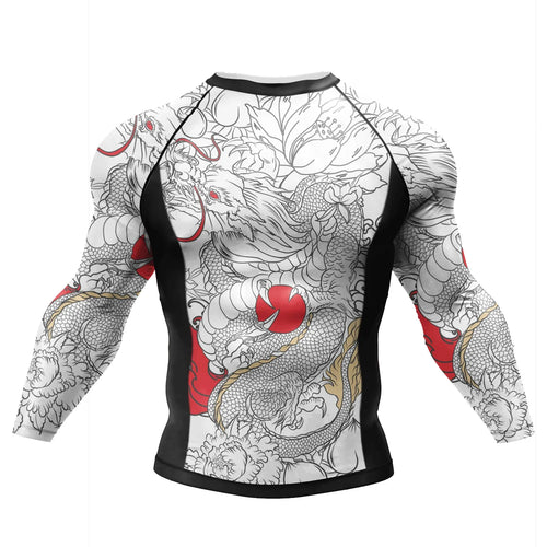 Irezumi BJJ rash guard | Long sleeve compression top - BJJ OUTLET