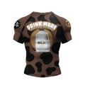 Drink More Milk BJJ rash guard | Short sleeve compression top - BJJ OUTLET