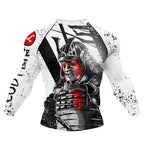 Samurai BJJ Rash Guard | Long Sleeve Compression Top For No - Gi Grappling - BJJ OUTLET