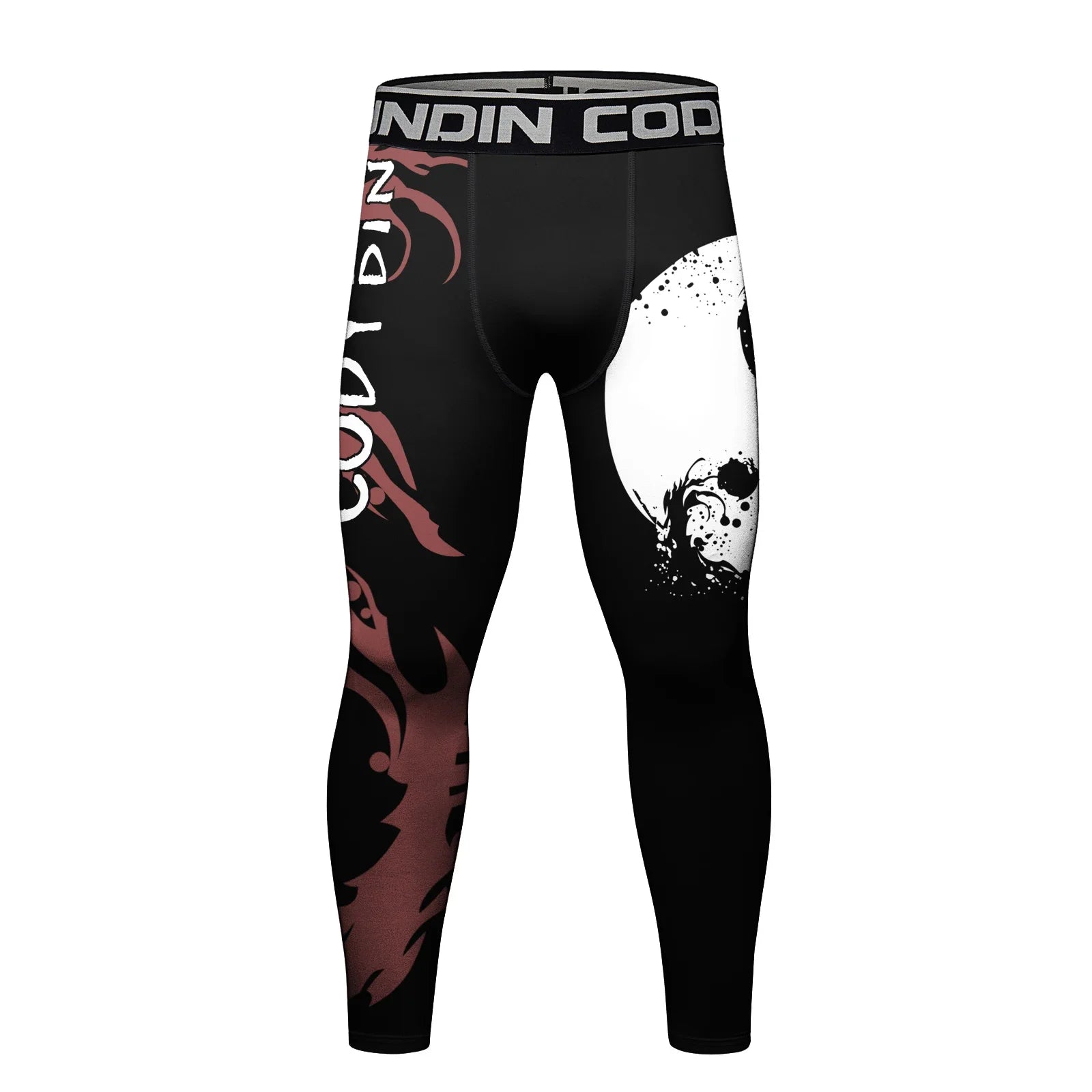 Yin Yang grappling spats | BJJ & MMA compression leggings