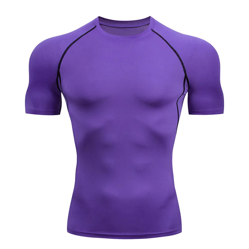 BJJ compression shirt | Performance training top for men