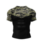 Camo BJJ rash guard | Compression top for grappling - BJJ OUTLET