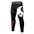 Yin Yang grappling spats | BJJ & MMA compression leggings - BJJ OUTLET