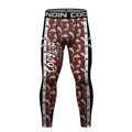 Red Koi grappling spats | Premium compression tights for BJJ, MMA & no - gi - BJJ OUTLET