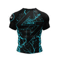 Neon BJJ rash guard | Short sleeve performance top - BJJ OUTLET