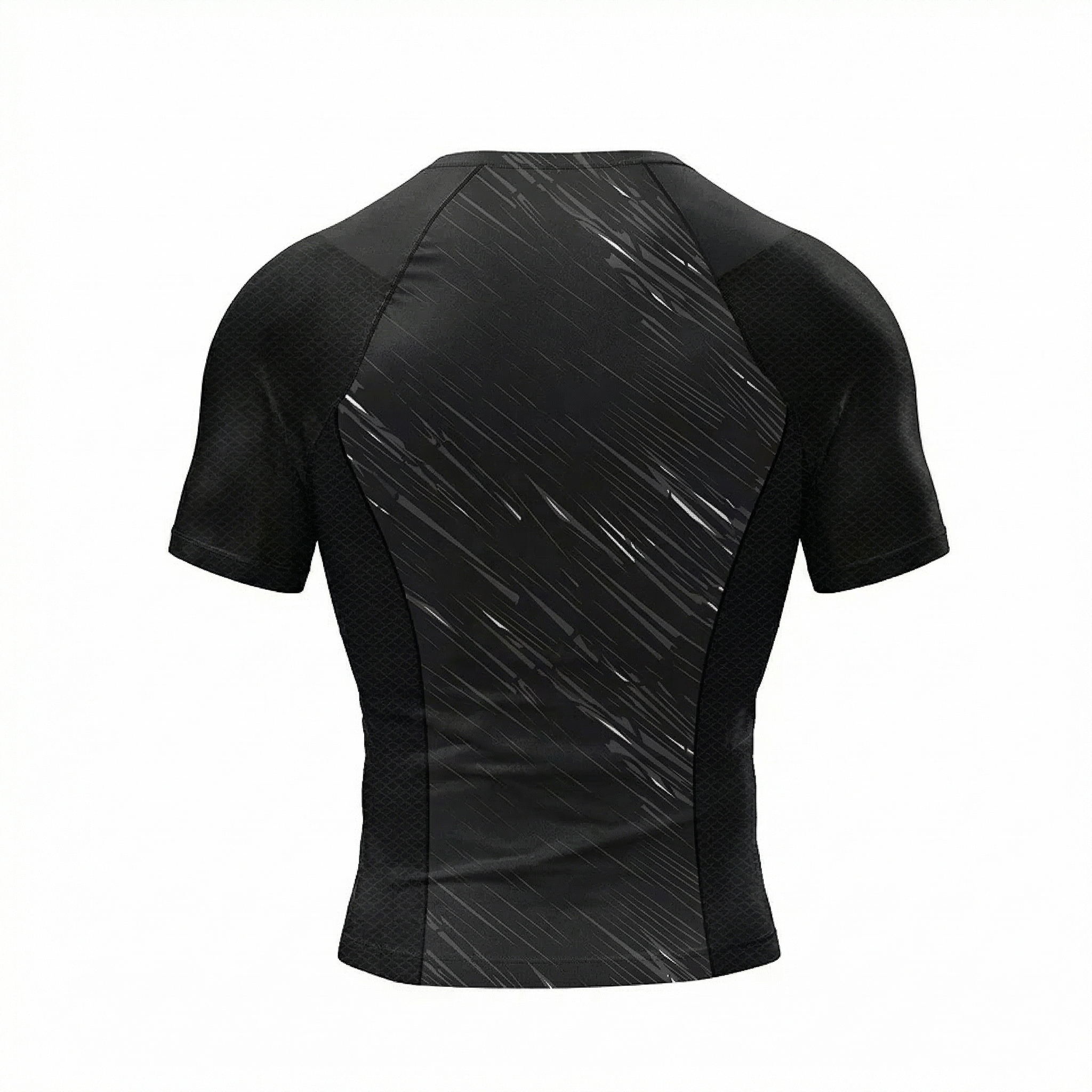 Black-Out BJJ rash guard | Short sleeve compression top for grappling and MMA