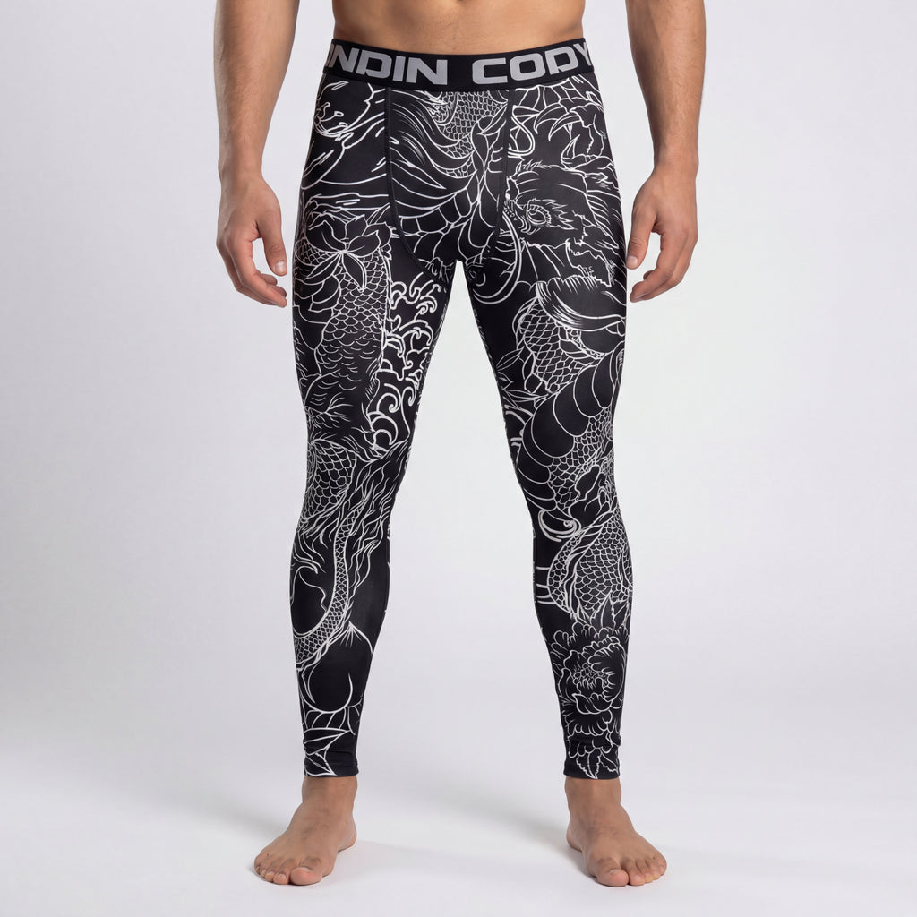 Irezumi grappling spats | Compression pants for BJJ, MMA & no-gi training