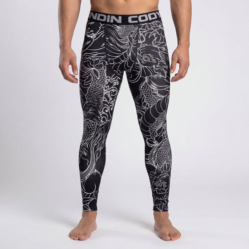 Irezumi grappling spats | Compression pants for BJJ, MMA & no - gi training - BJJ OUTLET