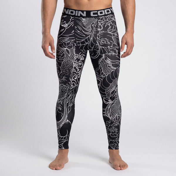 Irezumi grappling spats | Compression pants for BJJ, MMA & no - gi training - BJJ OUTLET
