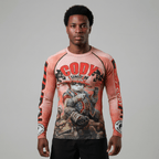 Apex Panda BJJ Rash Guard | Long Sleeve Compression Top For No - Gi Grappling - BJJ OUTLET
