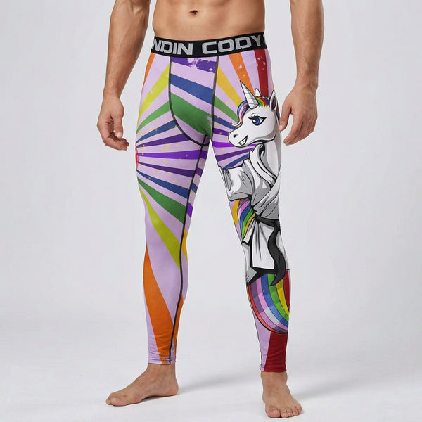 Pink Pony grappling spats | Compression tights for BJJ, MMA & no - gi - BJJ OUTLET