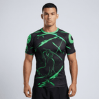 Katana Core BJJ Rash Guard | Short Sleeve Compression Top For No - Gi Grappling - BJJ OUTLET