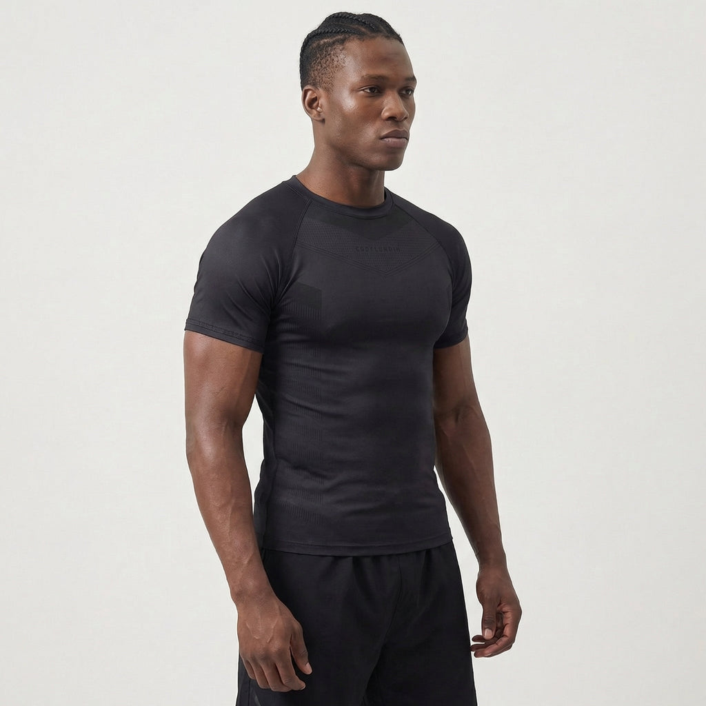 Performance BJJ Rash Guard | Short Sleeve Compression Top For No - Gi Grappling - BJJ OUTLET